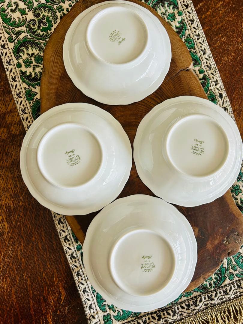 廃盤】リチャードジノリ ロイヤルブルー サラダボウルフルーツボウル 4