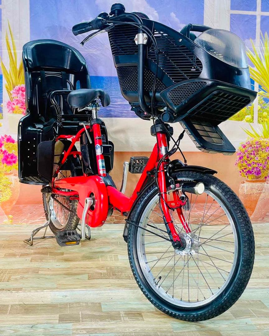 パナソニックギュット⭐️13AH！子供乗せ電動アシスト自転車Y3264