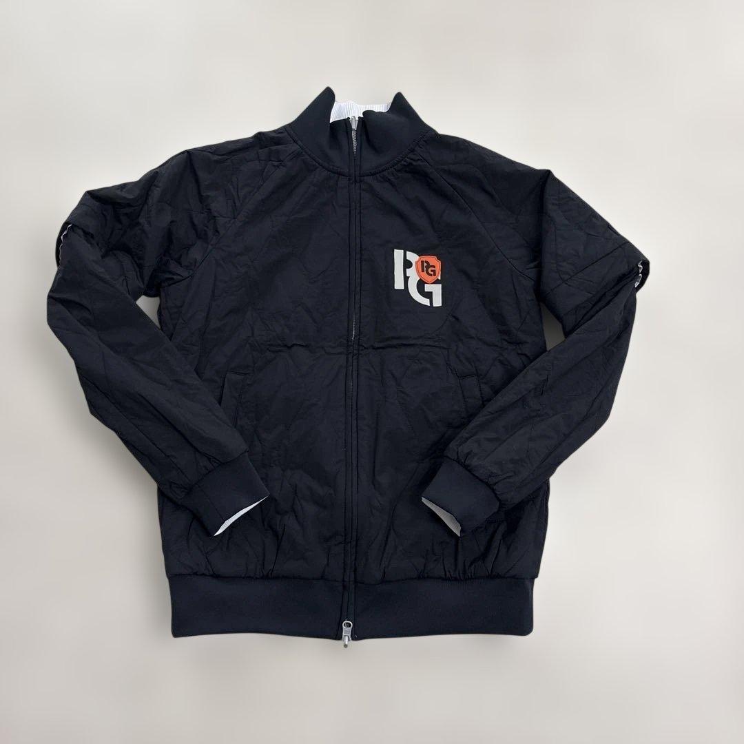 パーリーゲイツ 4wayリバーシブル中綿ブルゾン 黒×白 新品未使用 0