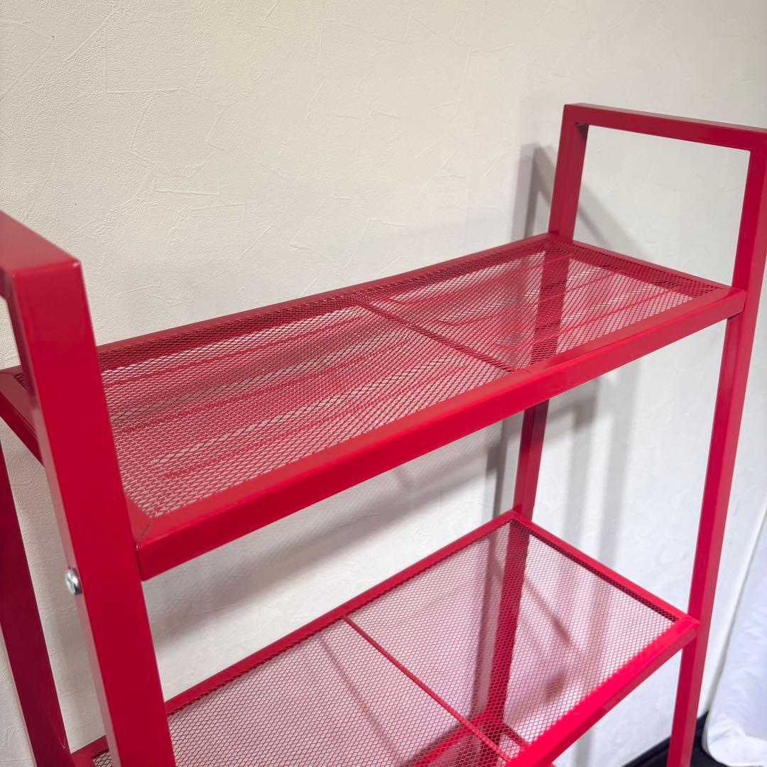 希少！新品・未使用品！IKEA LERBERG レールベリ 廃盤カラー レッド