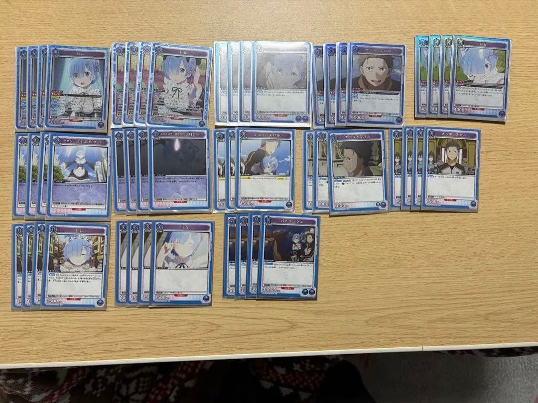 ユニオンアリーナ スリーブ付き構築済みデッキ リゼロ 青レム - メルカリ