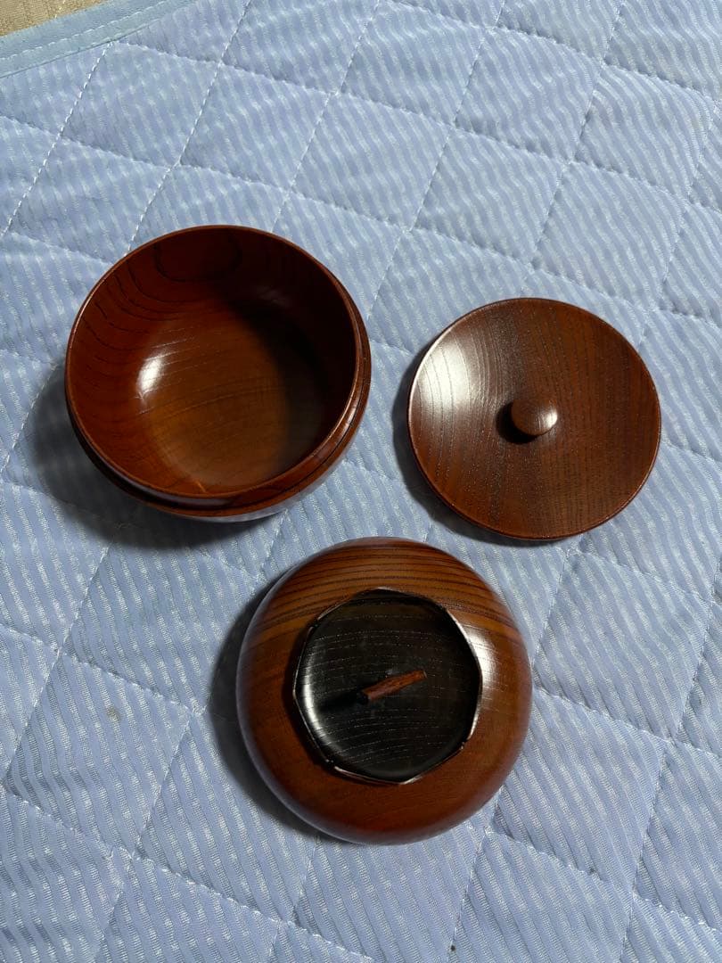 浅田孝夫作 欅 茶筒 木箱入り - メルカリ