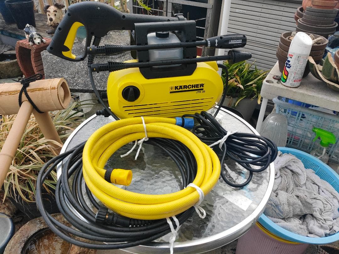 KÄRCHER 高圧洗浄機 JTK 28 (動作確認済） Amazon | ケルヒャー 家庭用高圧洗浄機 JTK 28 1.672 580.0 | 高圧洗浄
