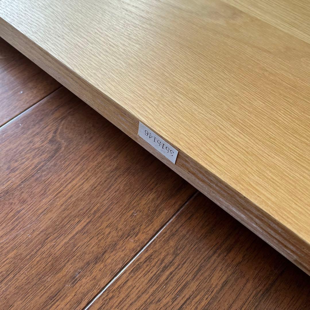 無印】旧 木製ベッドフレーム用 ヘッドボード セミダブル オーク材 2個