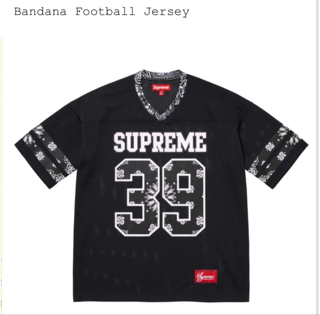 シャツ Supreme Bandana Football Jersey \"Black Supreme Bandana Football Jersey Black – Heaven Sneaker Shop