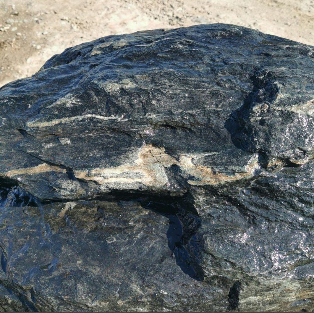 福島産 鮫川石 250キロ 庭石 鑑賞石 石 庭 坪庭 ガーデニング - メルカリ