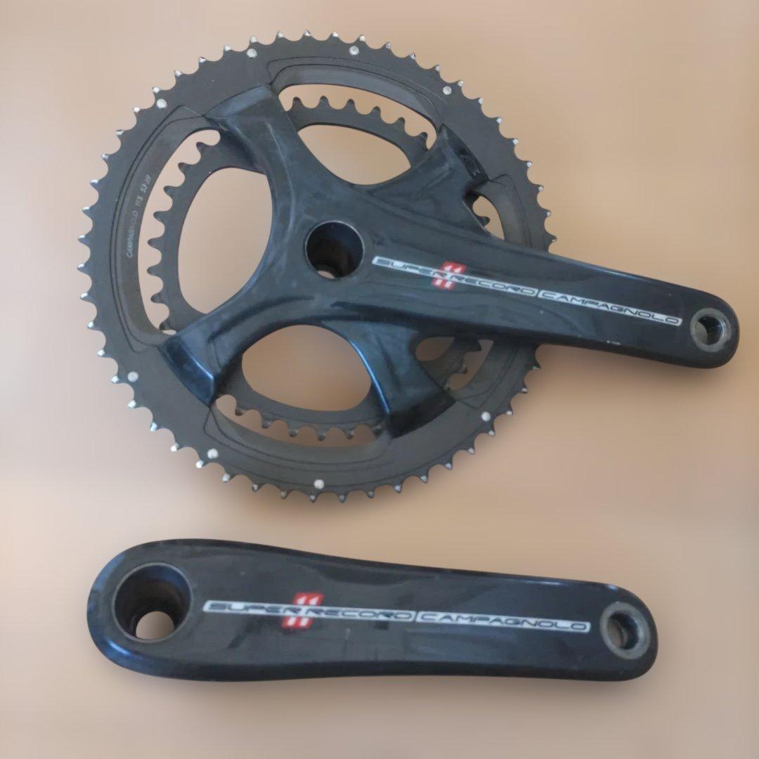 カンパニョーロ スーパーレコード 11S クランク 170mm 53-39T - メルカリ