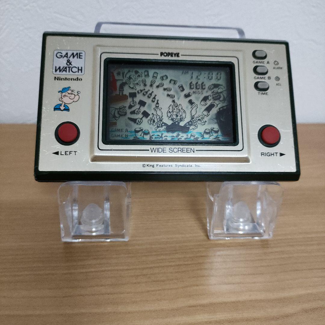 ゲーム＆ウォッチ　ポパイ　任天堂Nintendo　ニンテンドー　メンテナンス済み Yahoo!オークション -「ゲームウォッチ ポパイ」(ゲーム) の落札相場