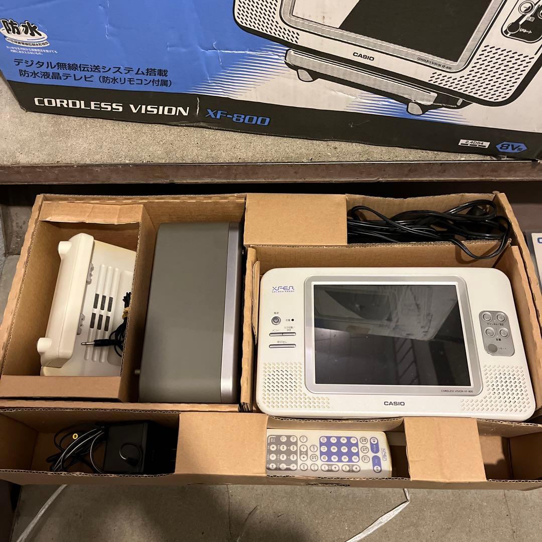 CASIO ポータブルテレビ XF-800 防水 - メルカリ