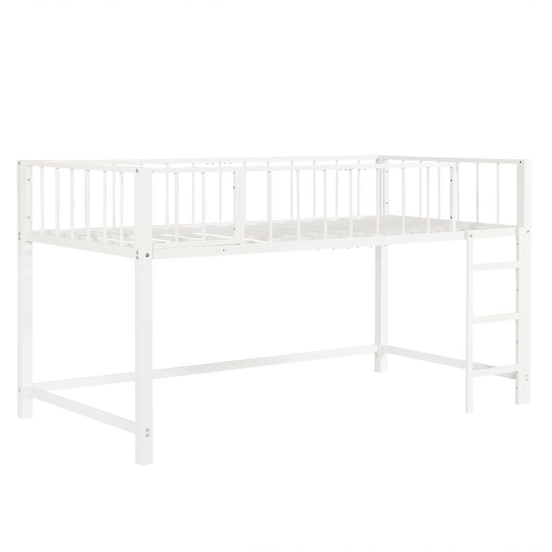 限定価格！ロフトベッド スチール製 左右入れ替え 子供部屋に適用