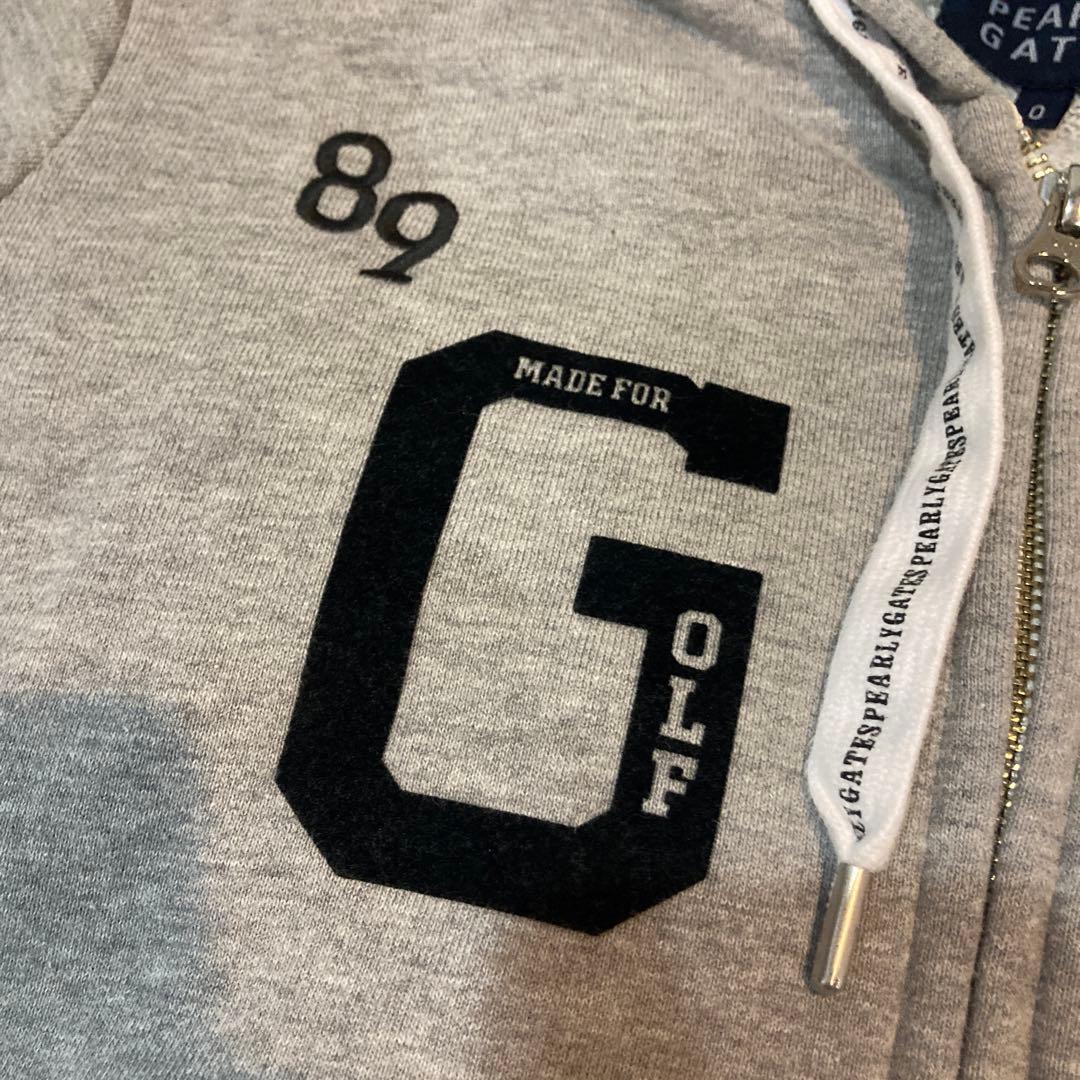 PEARLY GATES グレー パーカー サイズ0 - メルカリ