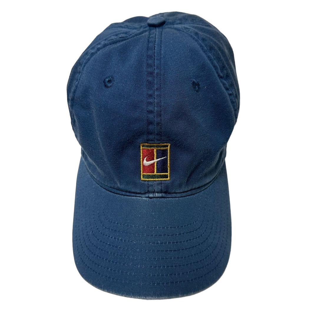 90s NIKE CAP ナイキコート テニスキャップ - メルカリ