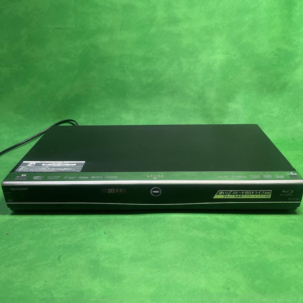 シャープ AQUOS BD-W1600 ブルーレイレコーダー2番組同時録画可能