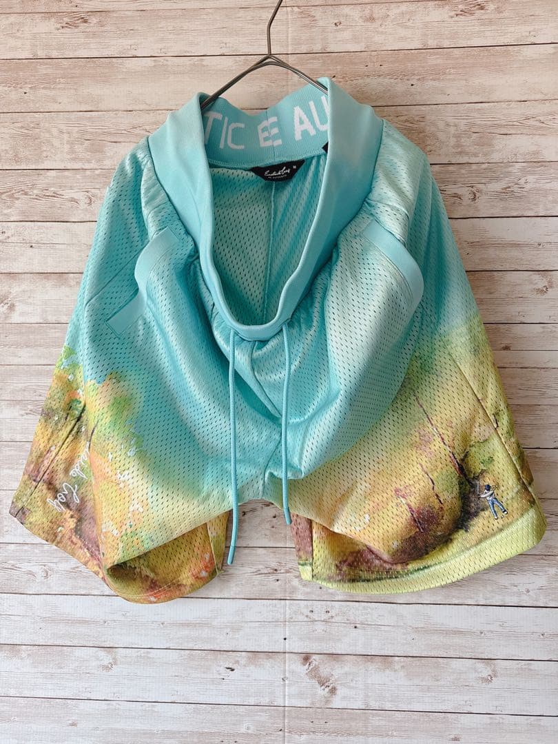 イーストサイドゴルフ メッシュショートパンツ ブルー グリーン系 未使用品 Eastside Golf イーストサイドゴルフ イーストサイドゴルフ/ショート