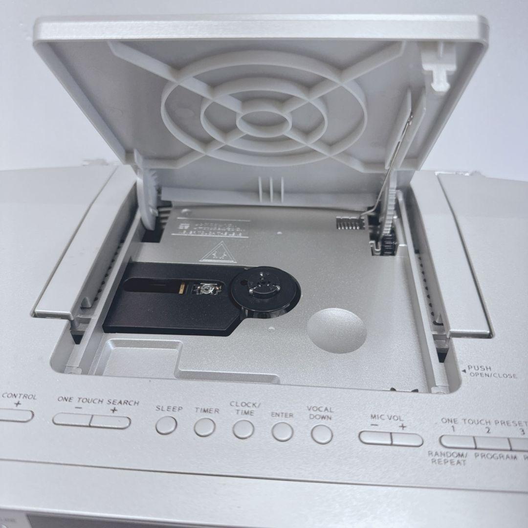 TOSHIBA Aurex ラジオカセットレコーダー シルバー USBポート付き