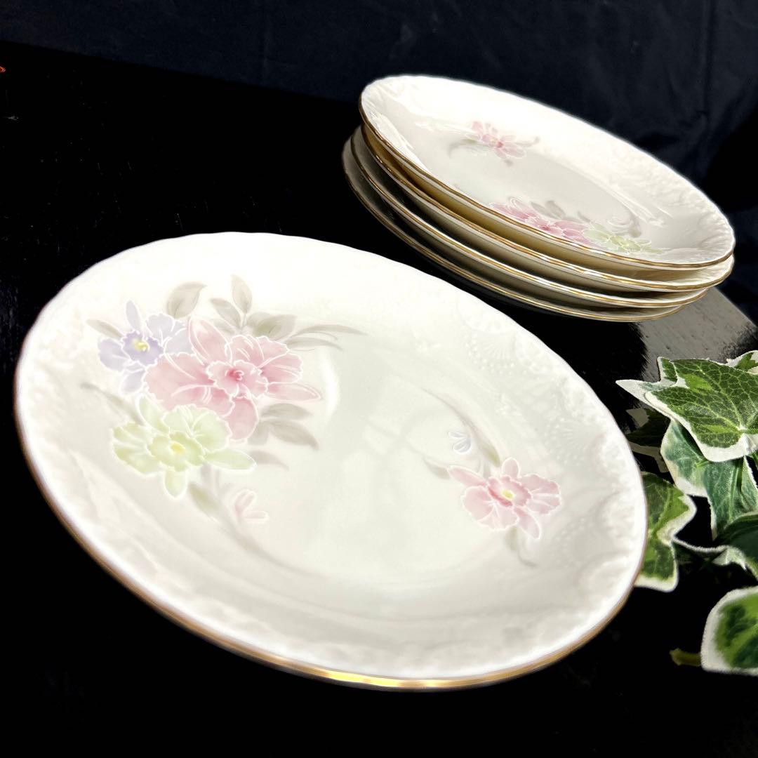 新品 Noritake ノリタケ コンテンポラリー 金彩ピンクカトレア