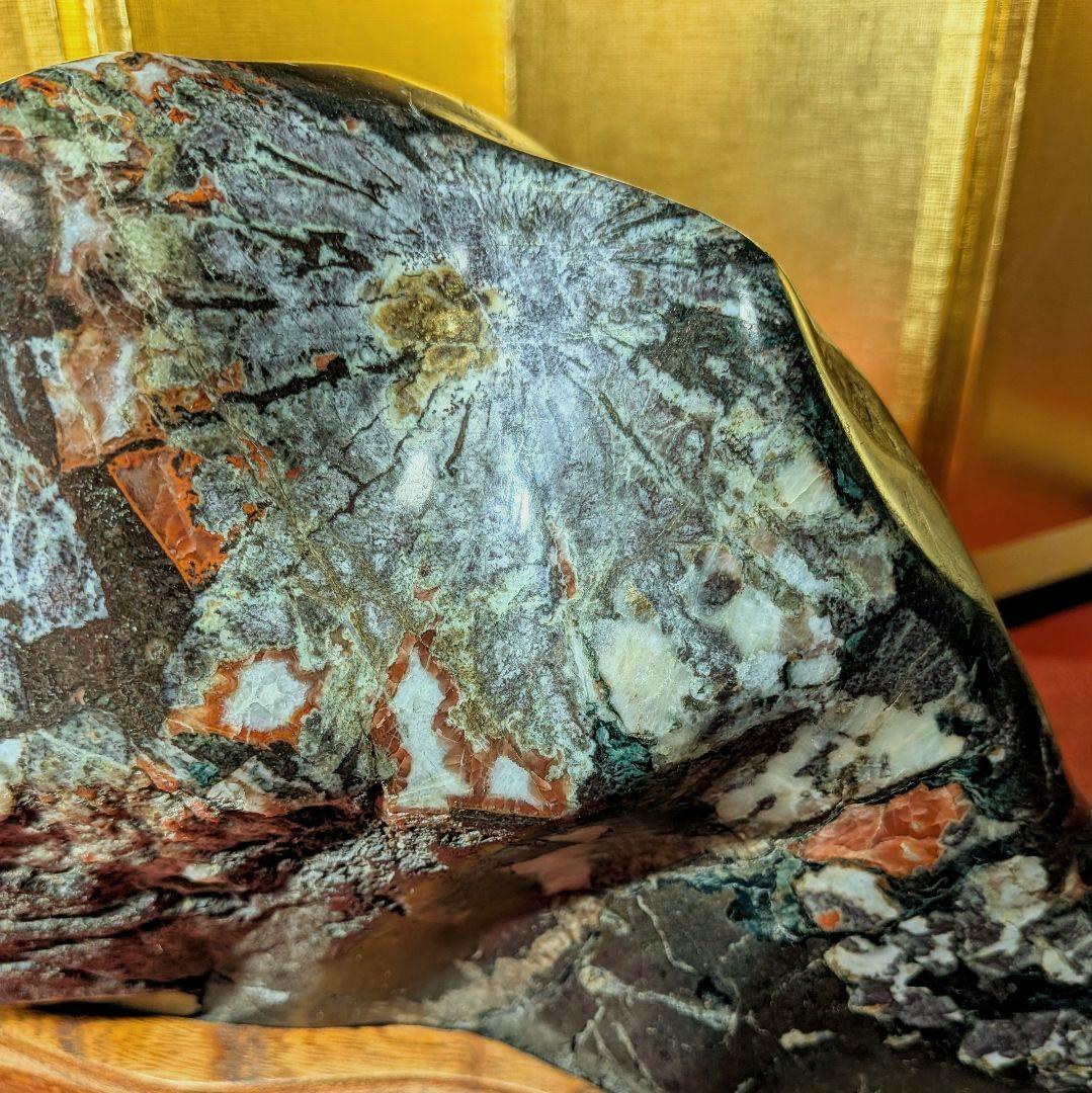 菊花石 岐阜県根尾谷産4.6㌔ 鑑賞石 観賞石 水石 盆石 天然石 - メルカリ