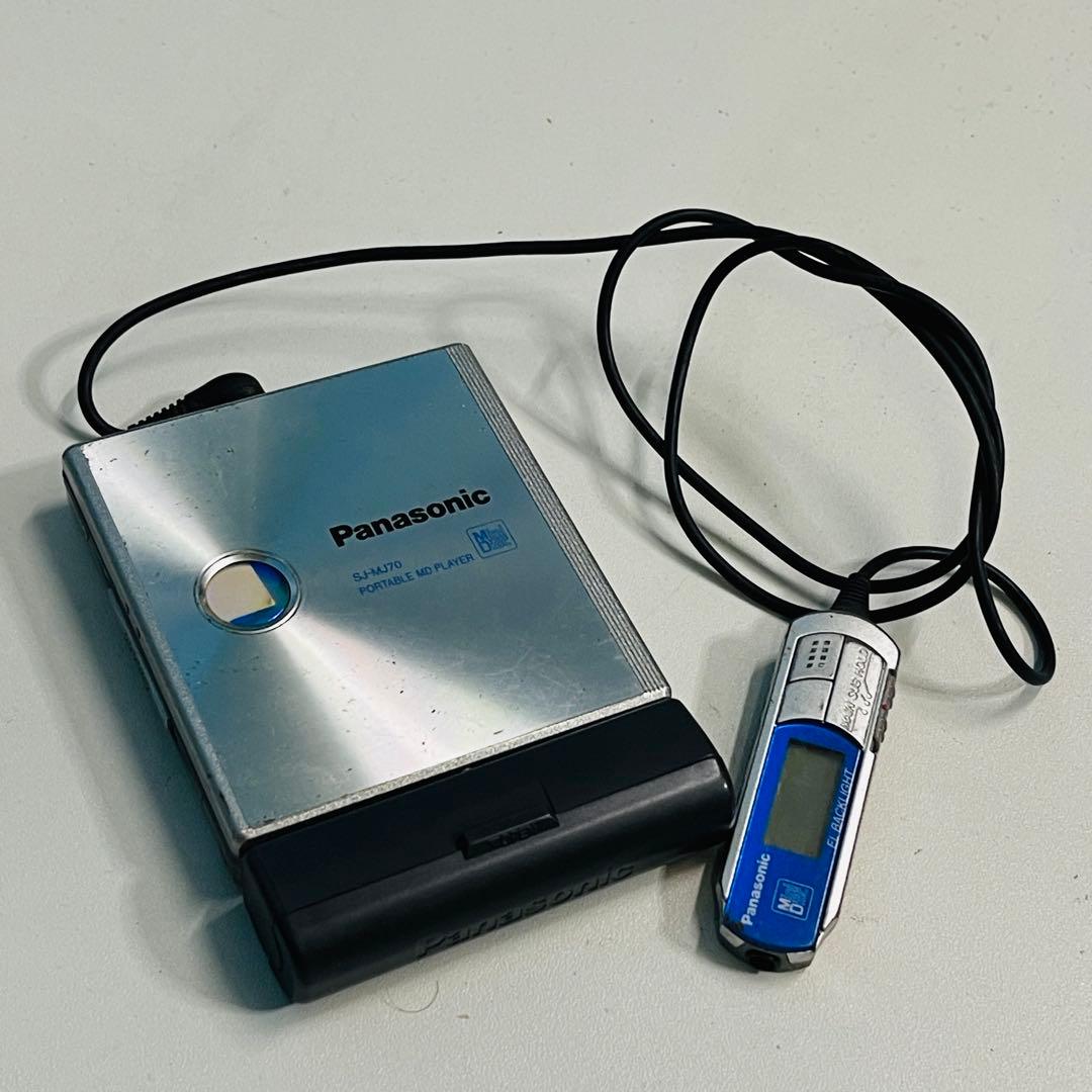 Panasonic ポータブルMDプレーヤー SJ-MJ70 動作品 - メルカリ