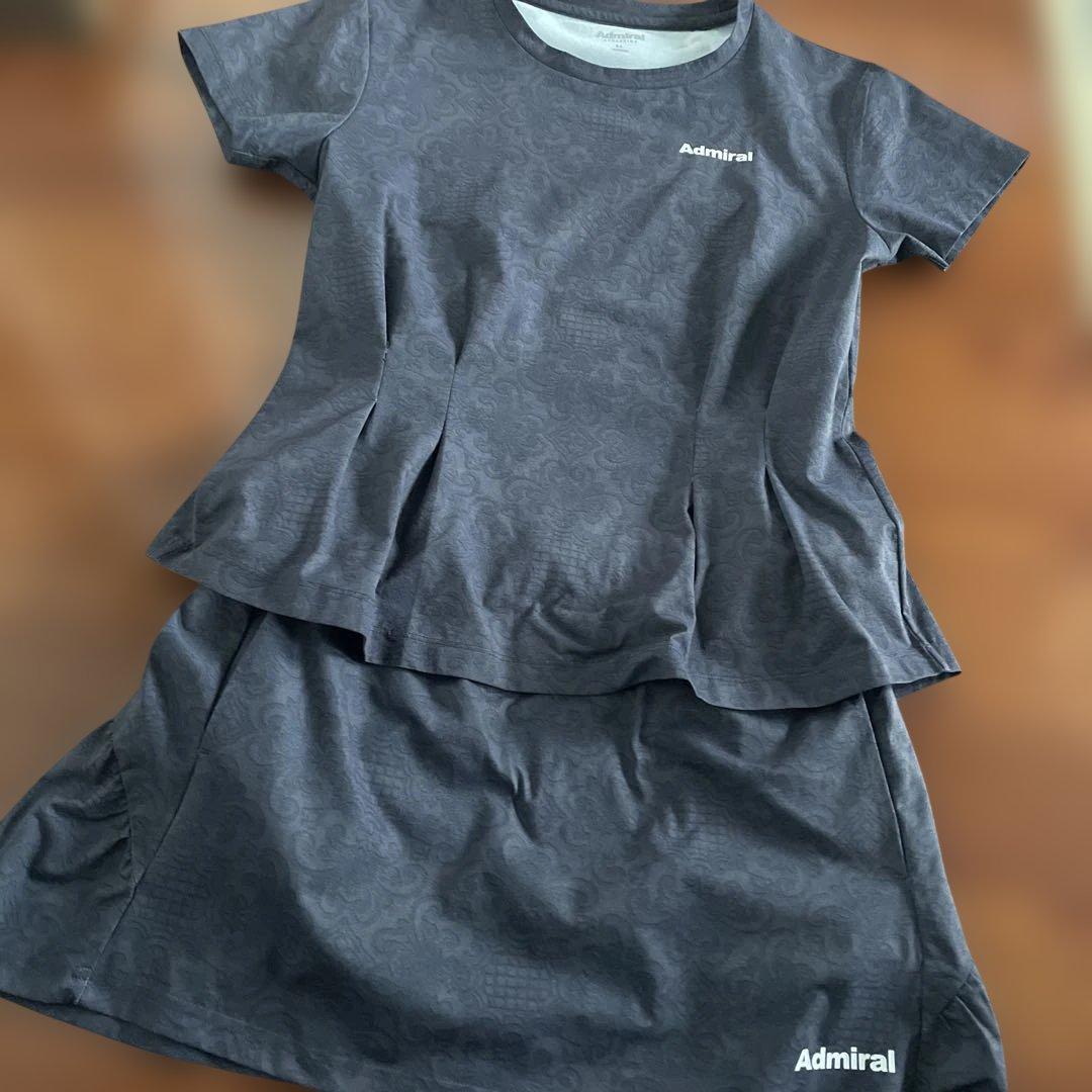 Admiral 新品スカート付きトップス LLサイズ ダークグレー　上下セット 楽天市場】セットアップ 全2色 パーカー風クロップドトップス ロング