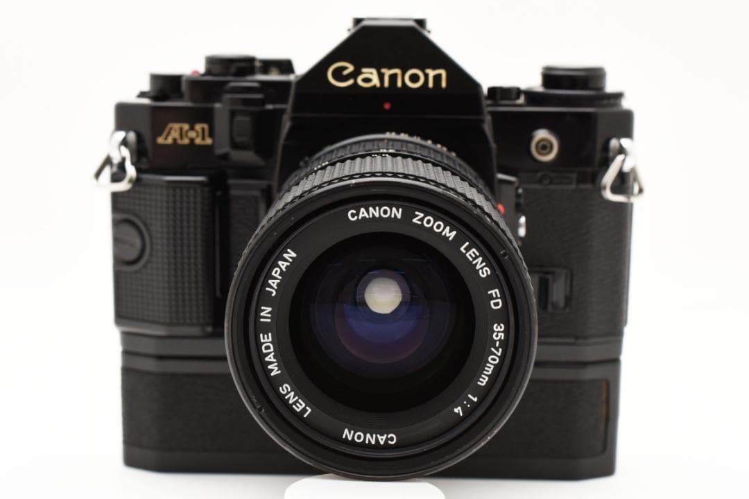 フィルムカメラ Canon A-1 + New FD 35-70mm F4 + WINDER ☆外観美品☆Canon A-1 FD 35-70mm F4 ＃492 - メルカリ