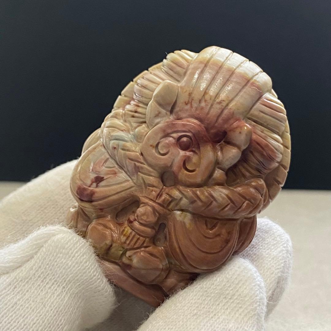値下げ‼️1264 アラシャン瑪瑙 ザキラム 置物 44.7×32.8×31.5 - メルカリ