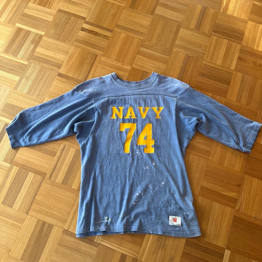 チャンピオンフットボールT ビンテージ 70's ヴィンテージ 古着 champion フットボールTシャツ ビンテージ