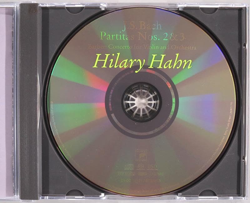 Hybrid SACD) ヒラリー・ハーン 「バッハ：無伴奏ヴァイオリン
