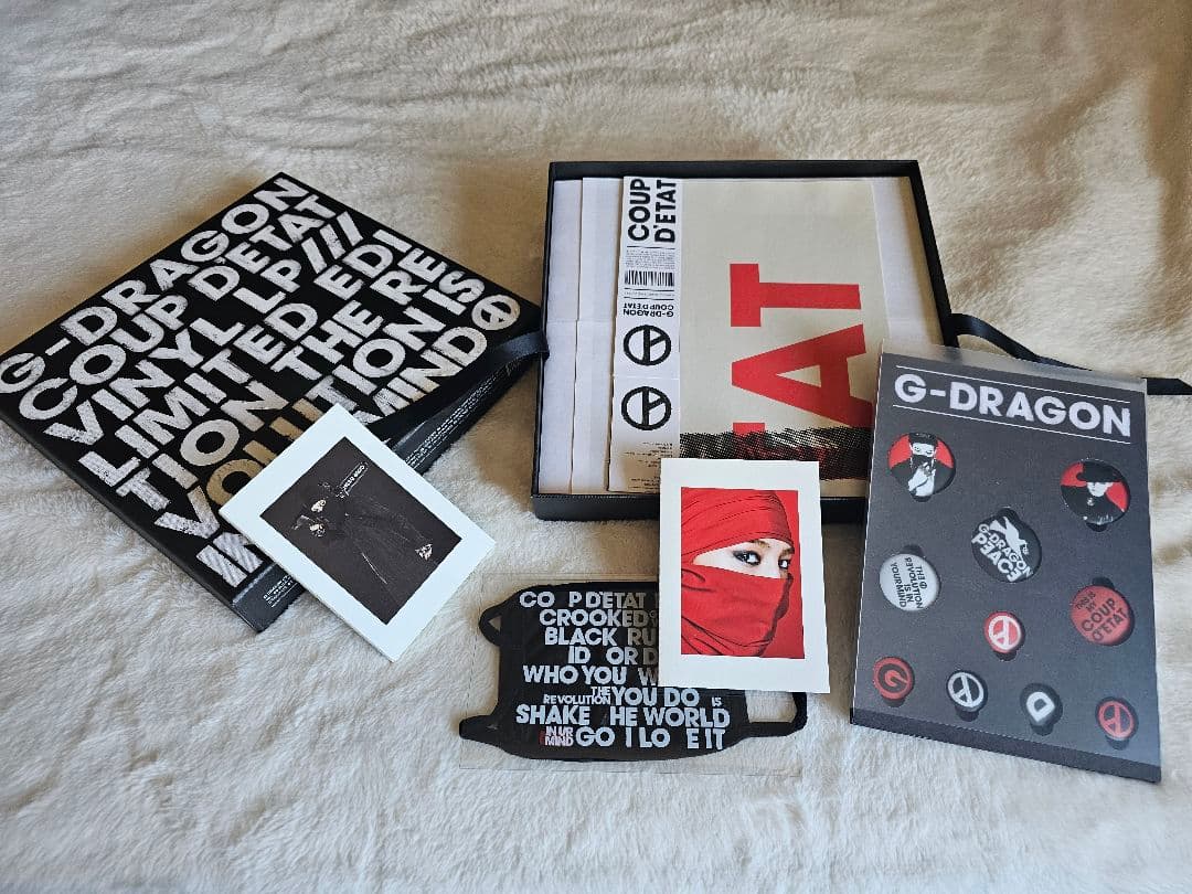 激レア美品！G-DRAGON COUP D'ETAT LP 直筆 BIGBANG - メルカリ