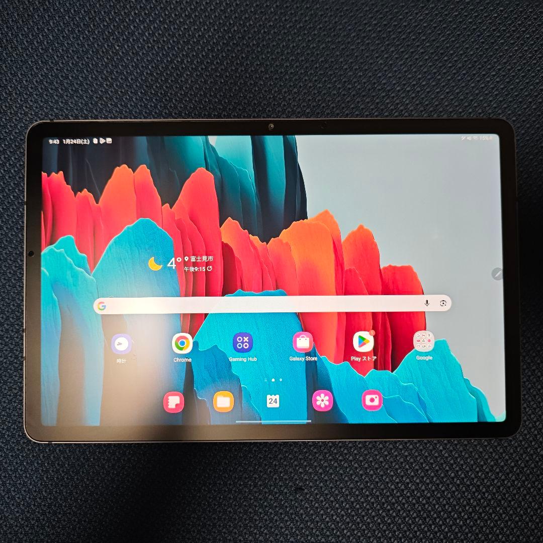 Galaxy Tab S7 256GB ブラック Android系ハイエンドタブ最後の砦「Galaxy Tab S7」が入荷。12.4インチ