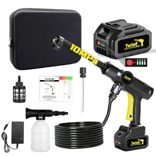 高圧洗浄機 コードレス 充電式 洗車機 ブラシレスモータ搭載 10MPa 大rm Amazon | 高圧洗浄機 コードレス 充電式 洗車機 ブラシレスモーター