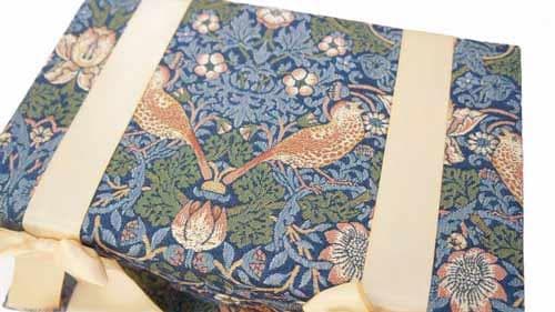 ボックス3点 ジェニファーテイラー ウィリアムモリス イチゴ泥棒