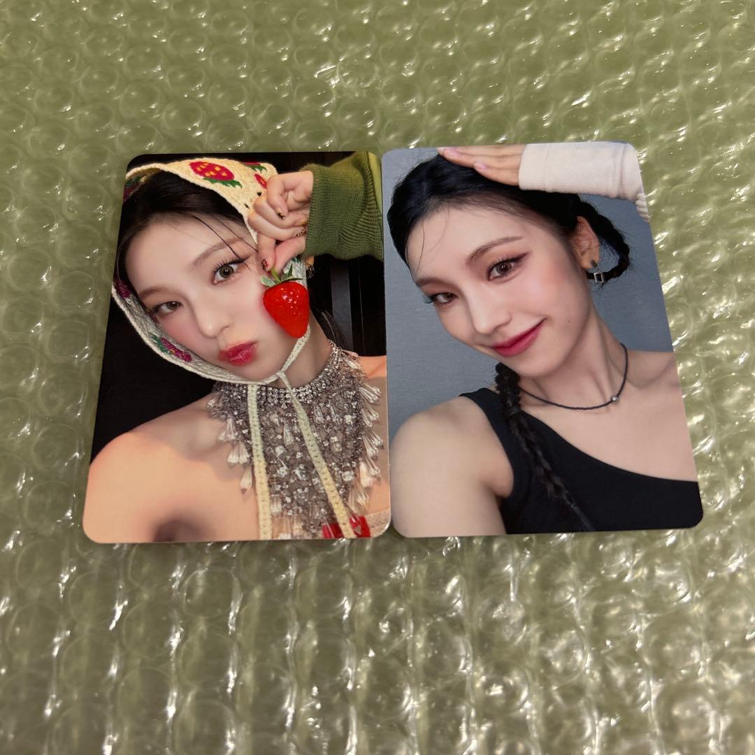 ITZY イェジ 対面 ヨントン 両面 トレカ 2枚セット GOLD ① - メルカリ