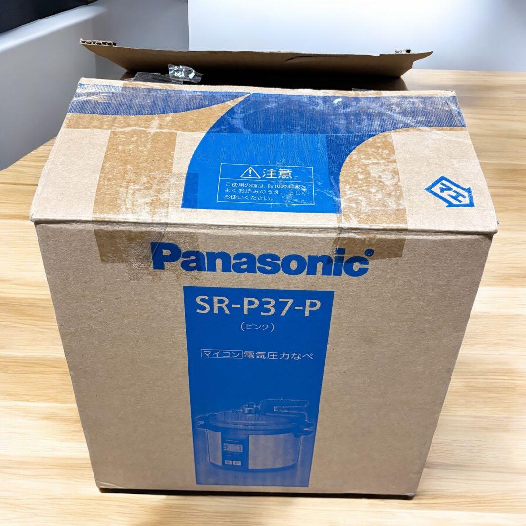 完全未使用】パナソニック 電気圧力鍋 SR-P37 ピンク 元箱付 - メルカリ
