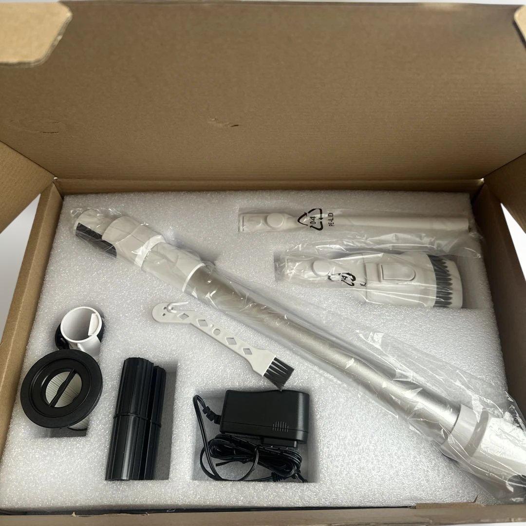 歳末セール】コードレス掃除機 除菌75Kpa 超強力吸 自立式 65分