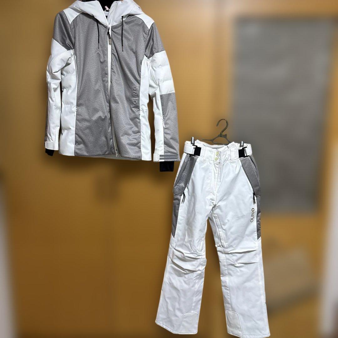 OLINO 白スキーウエアー レディース クリーニング済み - メルカリ