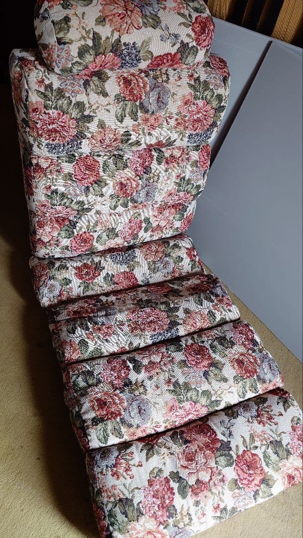 花柄座椅子 座椅子 リクライニング座椅子 花柄 SPSH-010（商品番号：19-spsh-010