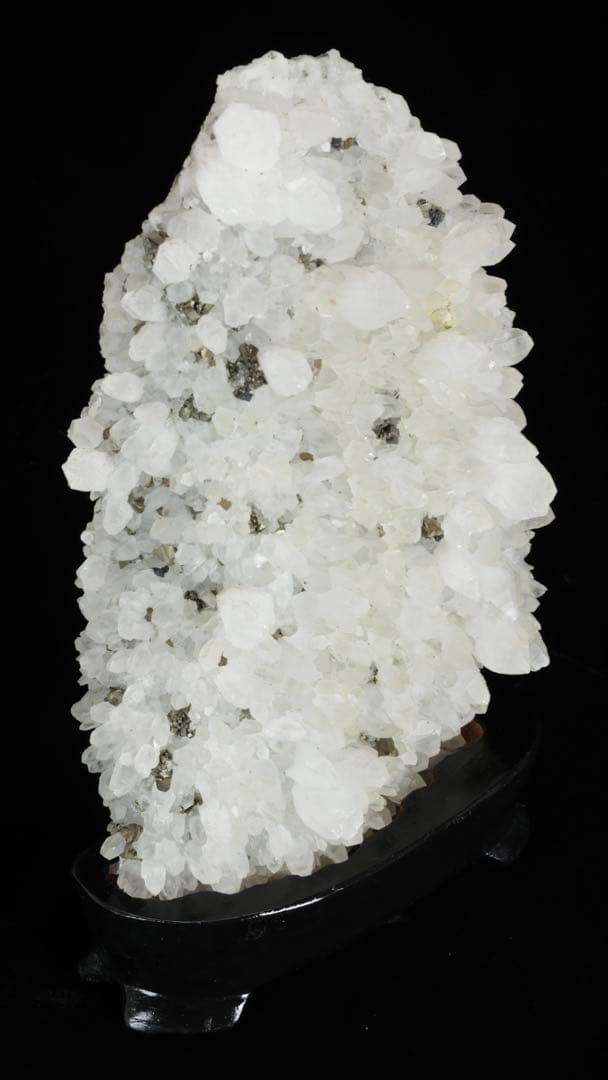 水晶クラスター 黄鉄鉱共生 台座付 2.1kg 天然石 原石 自然石 鉱物標本