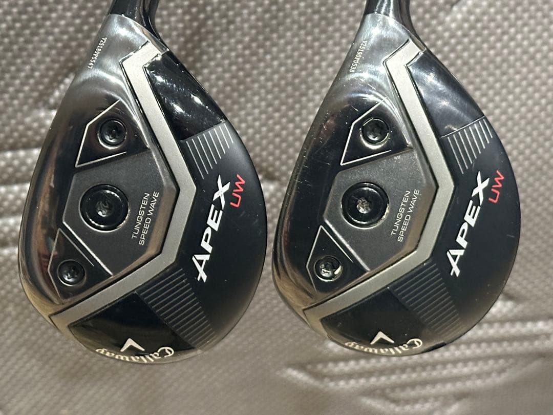 キャロウェイ ユーティリティAPEX UW 3U 17度、4U 21度 2本
