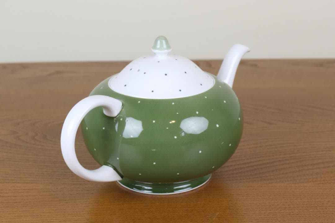 お値下げ スージークーパー レイズドスポット ポット ドット 緑