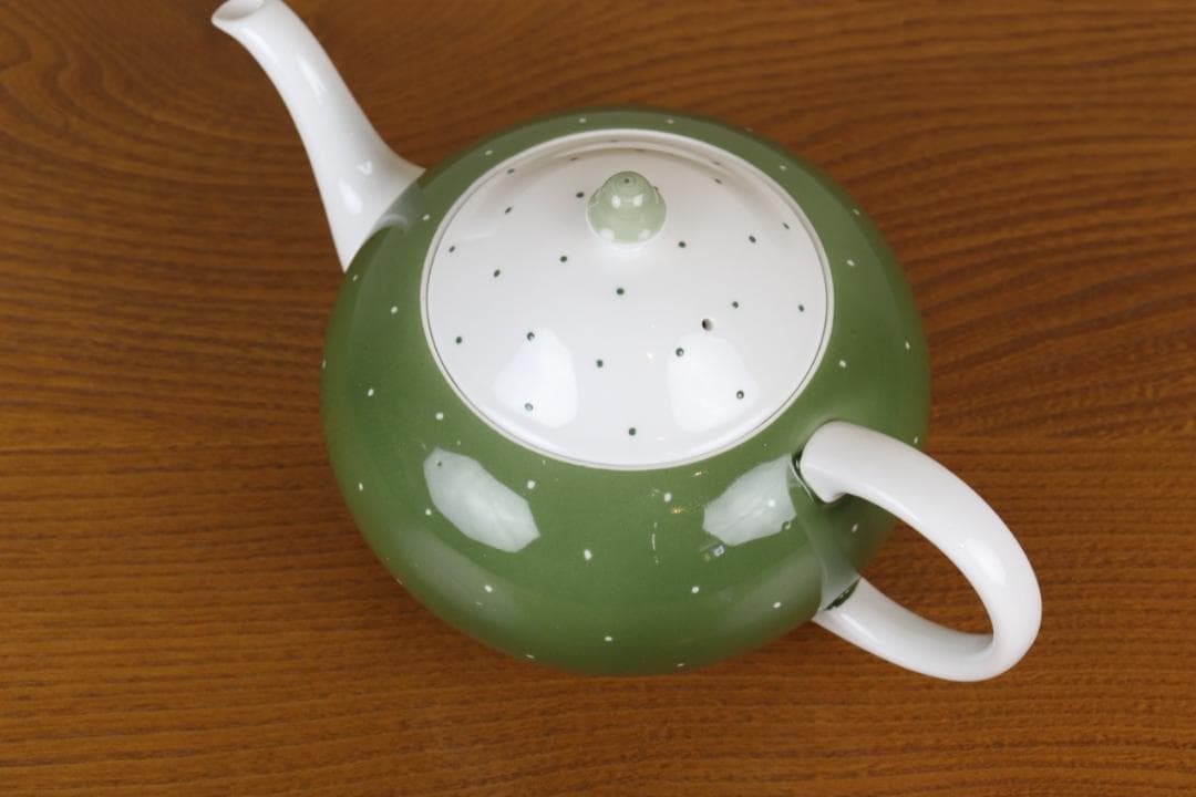 お値下げ スージークーパー レイズドスポット ポット ドット 緑