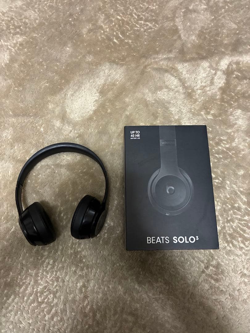 Beats Solo3 ワイヤレスヘッドホン ブラック - メルカリ