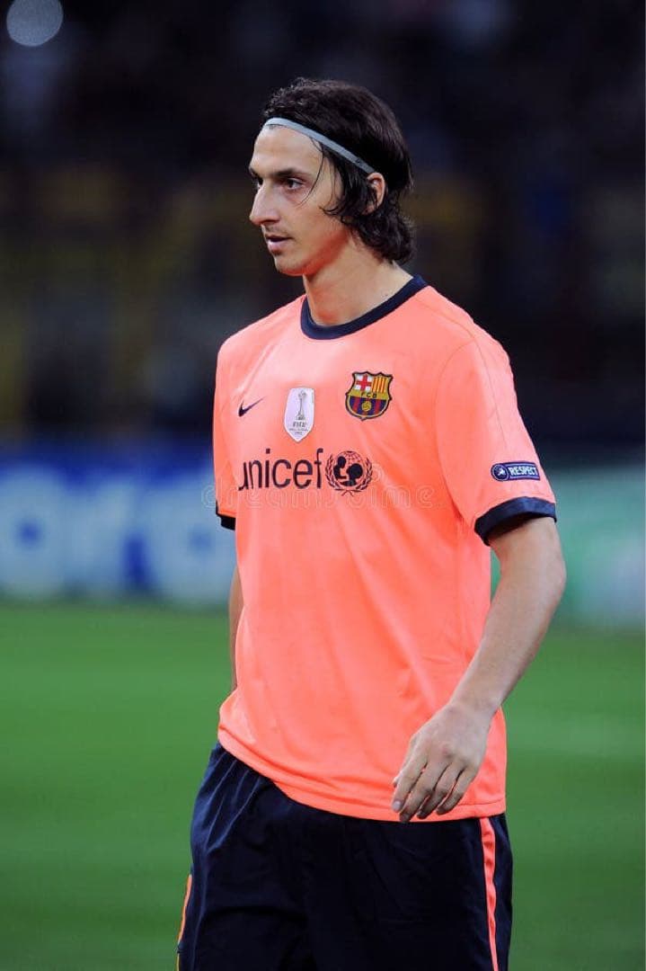 超希少】イブラヒモビッチ バルセロナ9番 09/10シーズン リーガパッチ