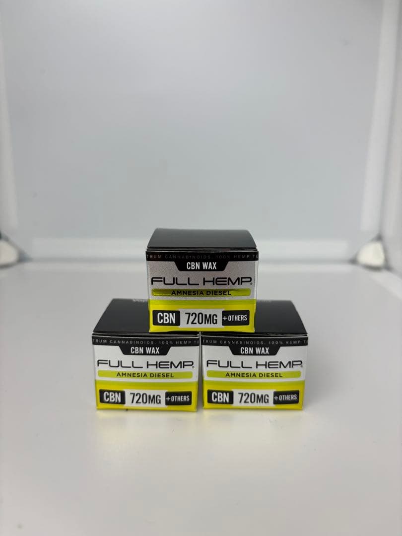 3個まとめ売り】FULL HEMP 90%ワックス1G×3アムネシアディーゼル
