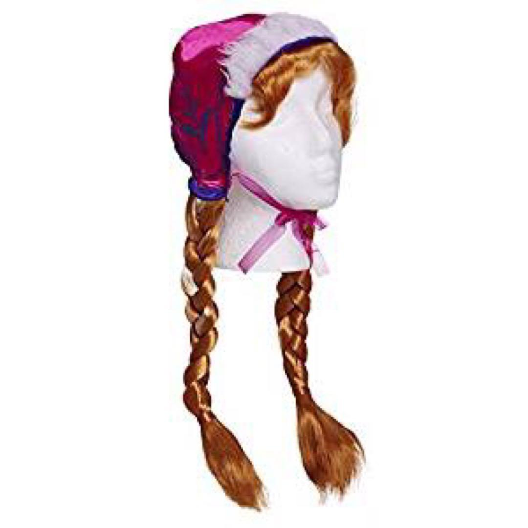 新品未使用 子供用 アナ雪のロングドレスセット 衣装 Wig付き キッズ