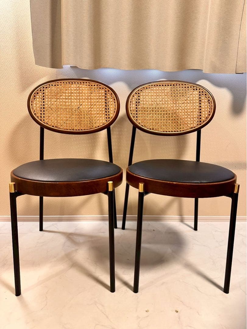 ラタンのダイニングチェア 2脚セット 楽天市場】[6%クーポン／エントリーで更にP3倍] [即日出荷] ダイニング