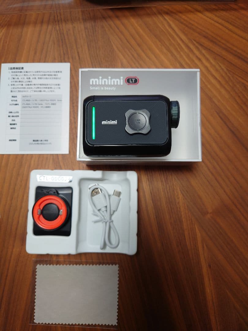 美品】CaddyTalk(キャディトーク) レーザー距離計 minimi LT - メルカリ