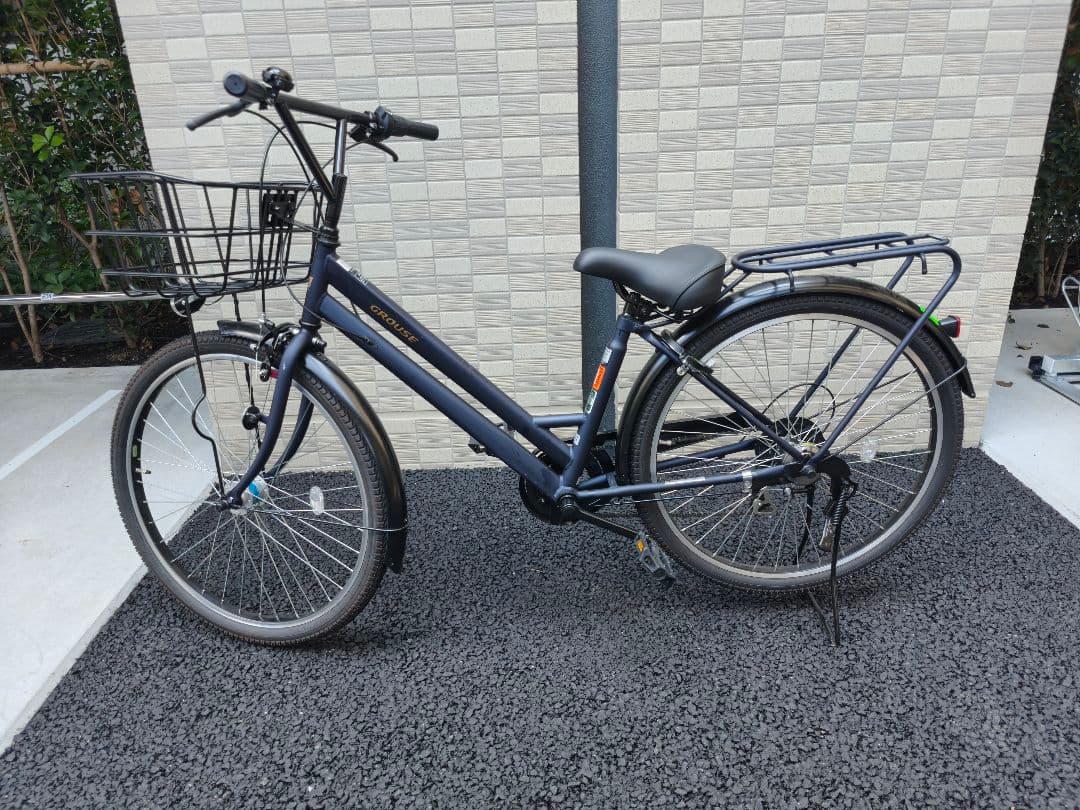 26インチ 丸石 GROUSE シティサイクル マットネイビー マルイシ - メルカリ