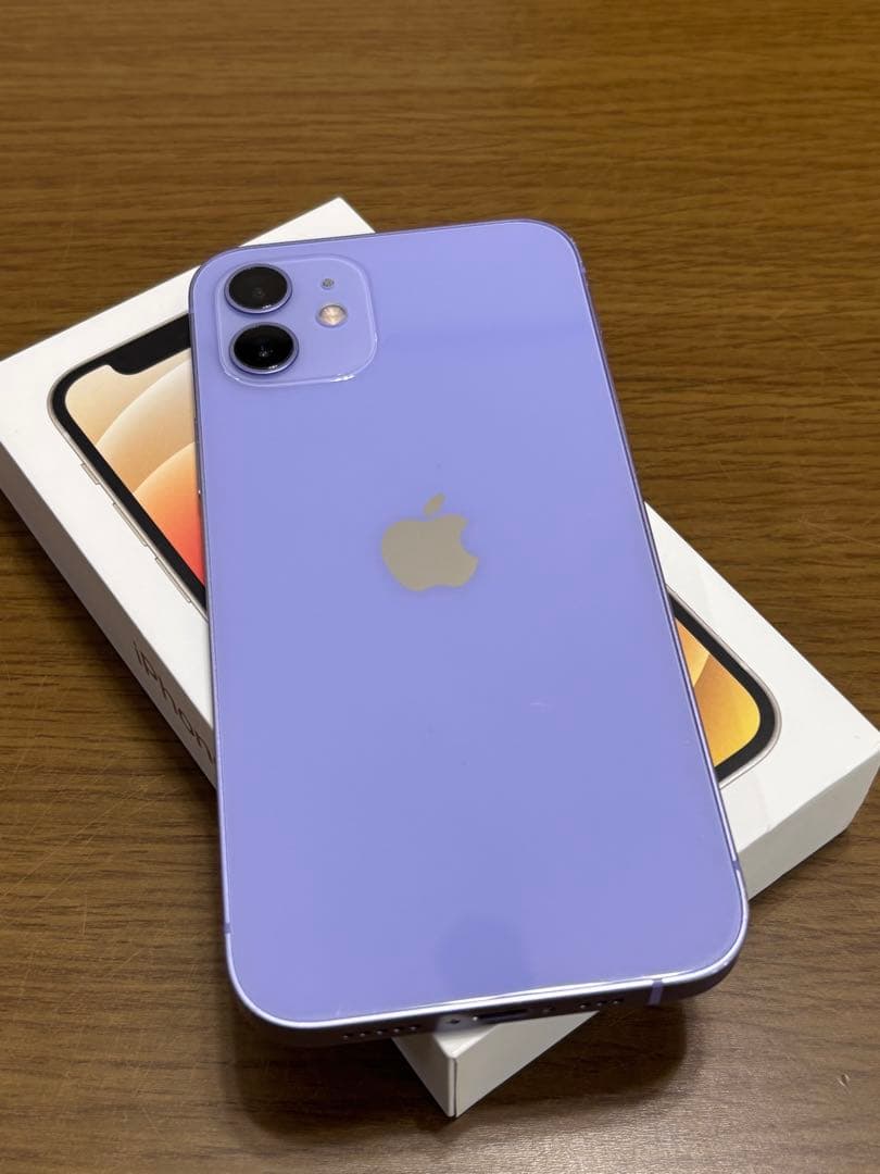 ジャンク品】iPhone 12 パープル 64GB