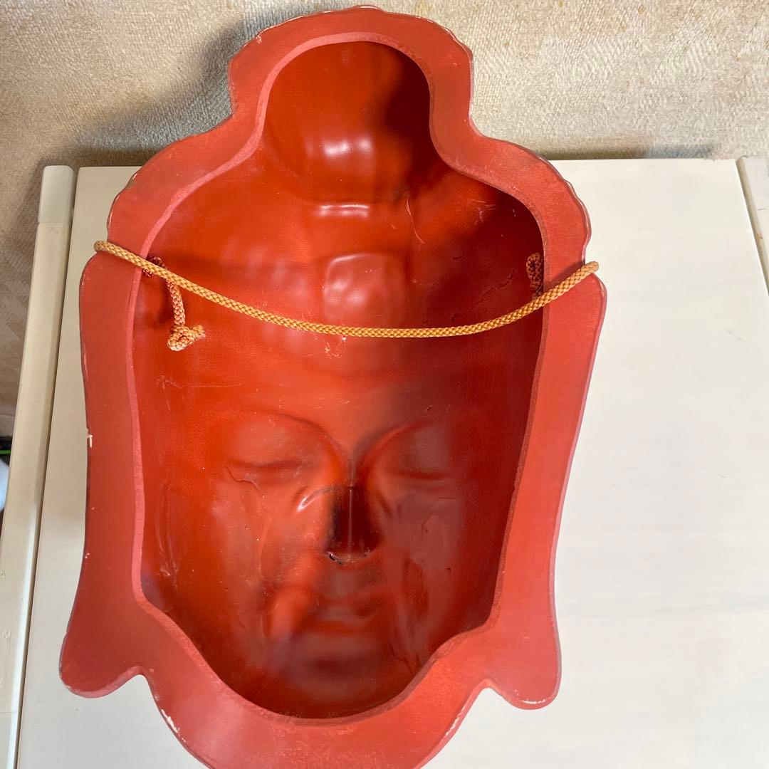 陶器のお面 観音様 観音菩薩 壁掛け 美術品 - メルカリ