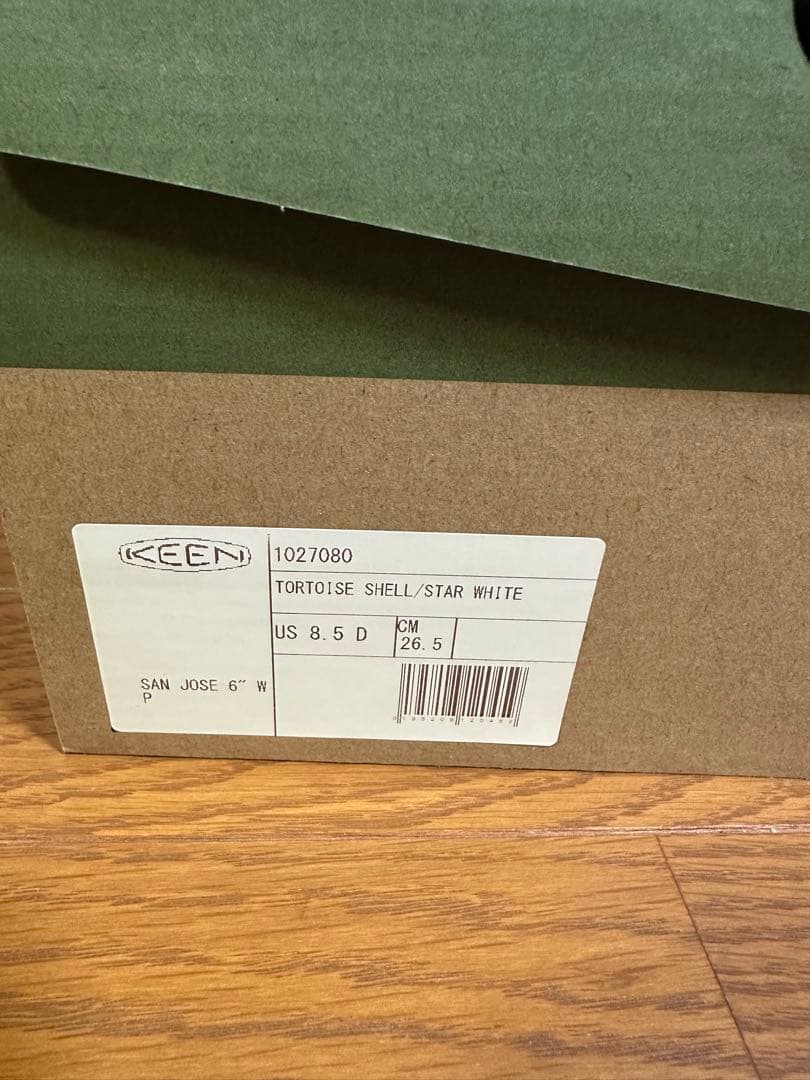 新品 KEEN サンノゼ6 WP ワークシューズ 26.5cm
